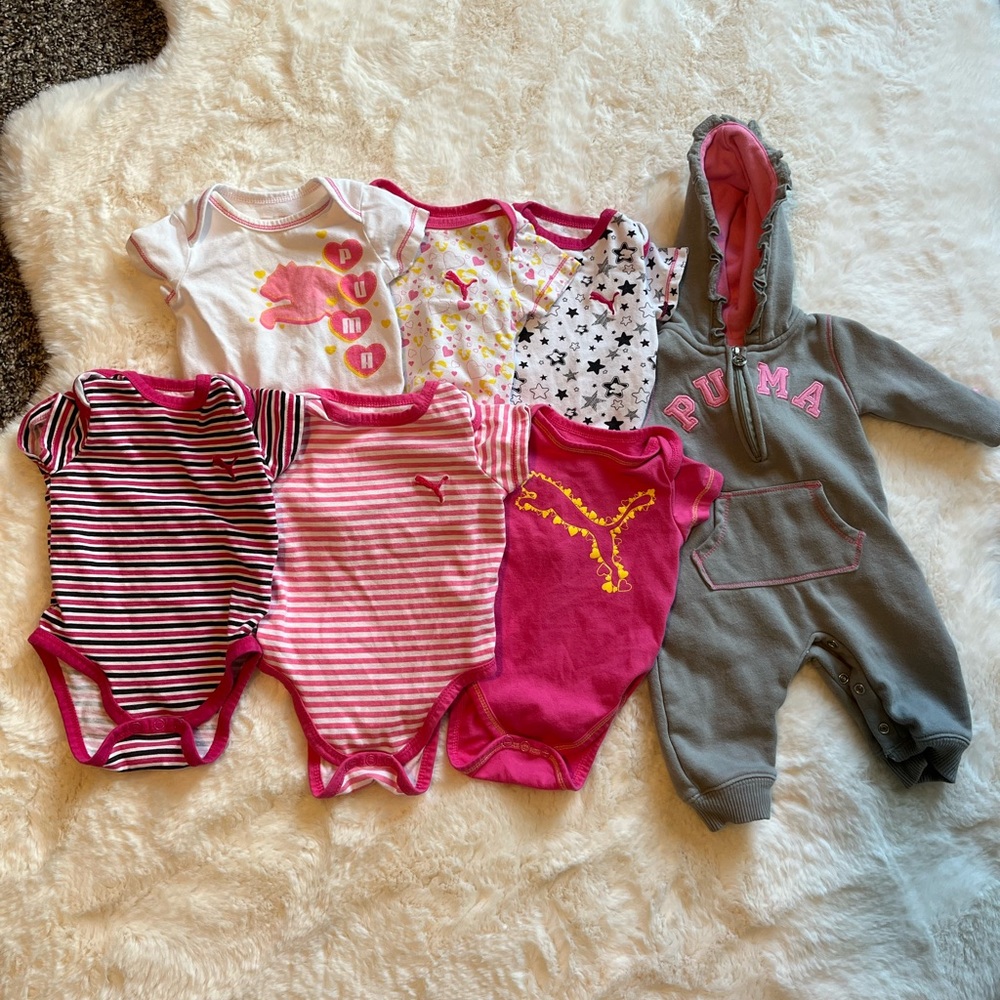 Girls Puma clothing